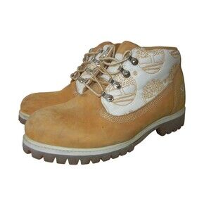 Timberland Field Boot Mens 9M Wheat White Ankle Hiker Outdoors Camping  Trail